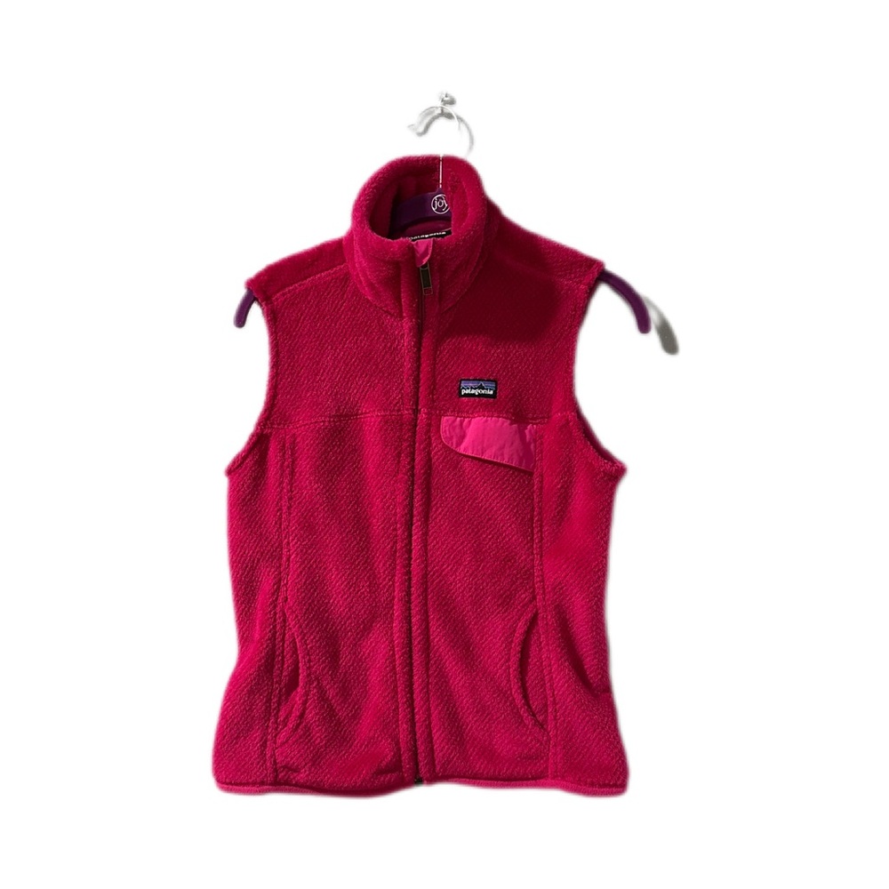 Patagonia Hot Pink Polartec Thermal Vest with Pockets